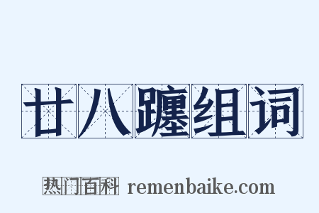 廿八躔组词是什么意思的图片